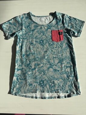 Rags Short Sleeve Marvel Avengers Spider Thor Iron Man Graphic size 11/12 EUC